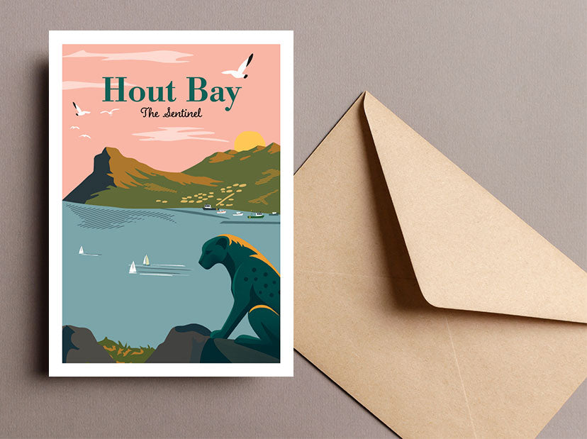 Cape Town Hout Bay - South African Greeting Card