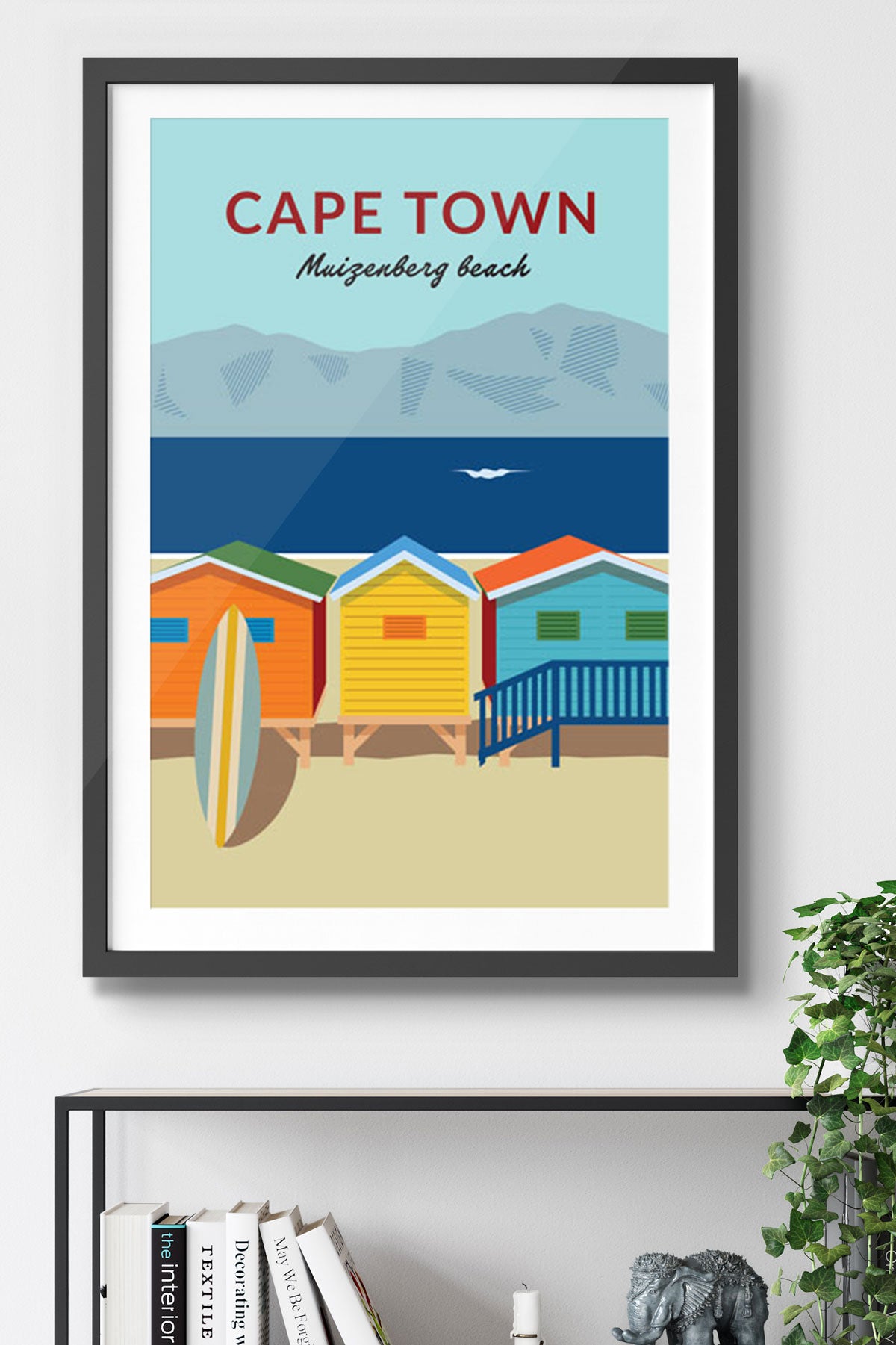 Muizenberg - South African Poster