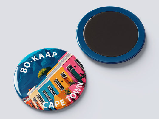 Bo-Kaap Cape Town - South African Fridge Magnet