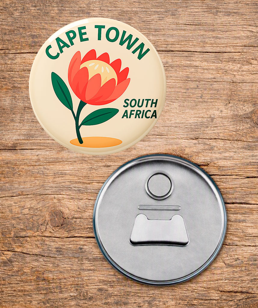 Protea Flower - South African Fridge Magnet