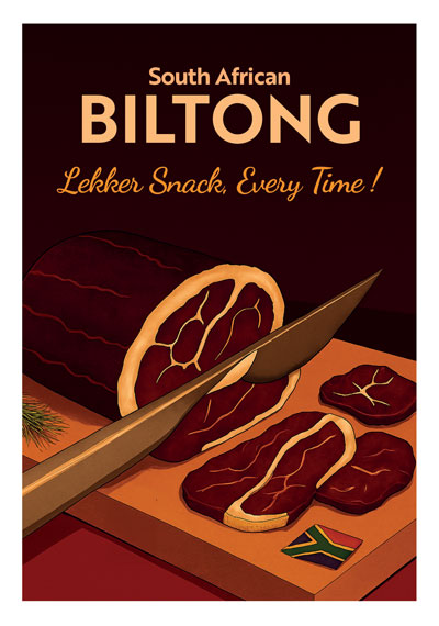 Biltong - South African Poster