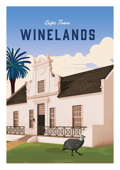 Cape Town Winelands Poster - South African Posters