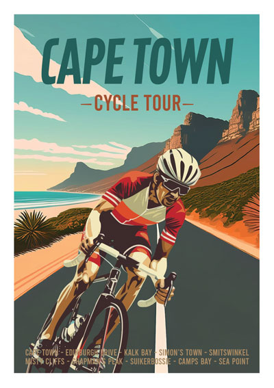 Cycle Tour - South African Poster