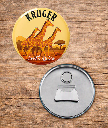 Kruger National Park - Giraffes -South African Fridge Magnet
