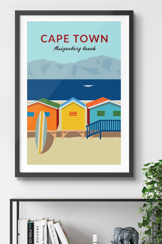 Muizenberg - South African Poster