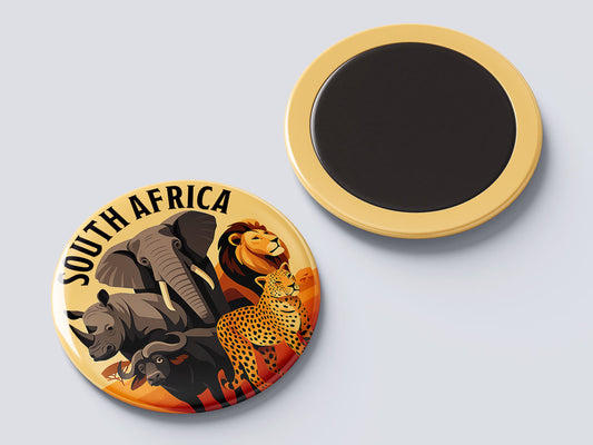 Big 5 - South African Fridge Magnet