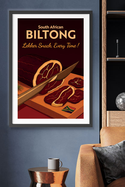 Biltong - South African Poster