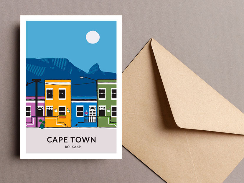 Bo-kaap - South African Greeting Card