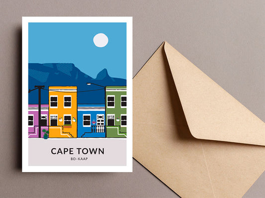Bo-kaap - South African Greeting Card