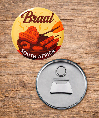 Braai - South African Fridge Magnet