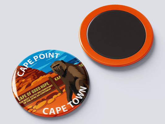 Cape Point - South African Fridge Magnet