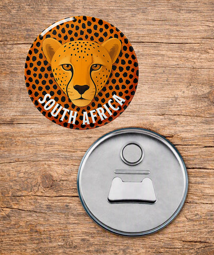 Cheetah - South African Fridge Magnet