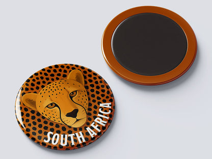 Cheetah - South African Fridge Magnet