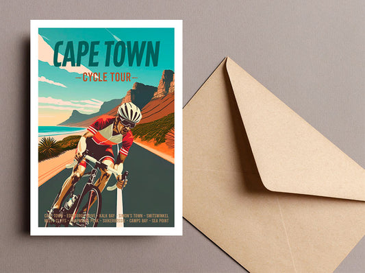 Cycle Tour - South African Greeting Card