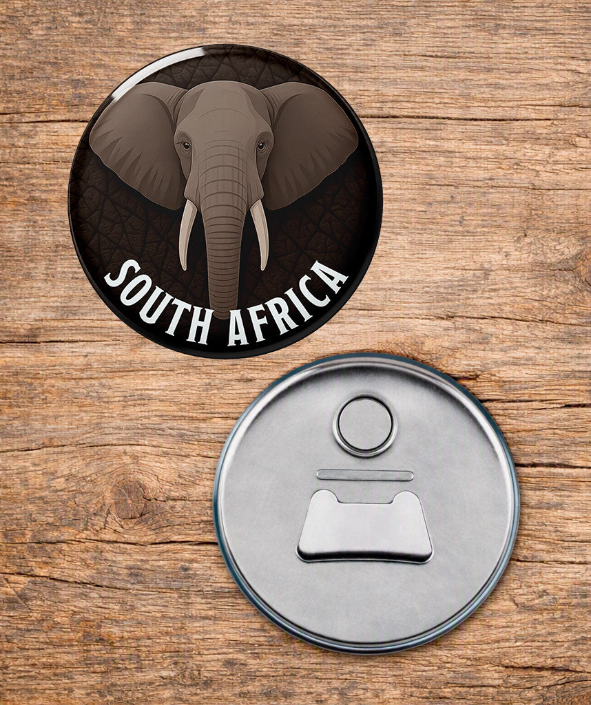 Elephant Portrait - South African Fridge Magnet