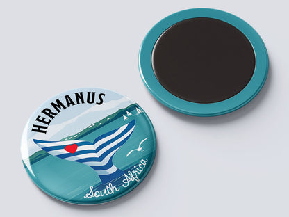 Whale - Hermanus - South African Fridge Magnet