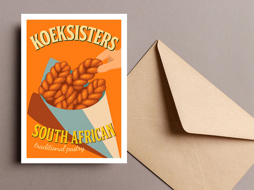 Food Koeksisters - South African Greeting Card