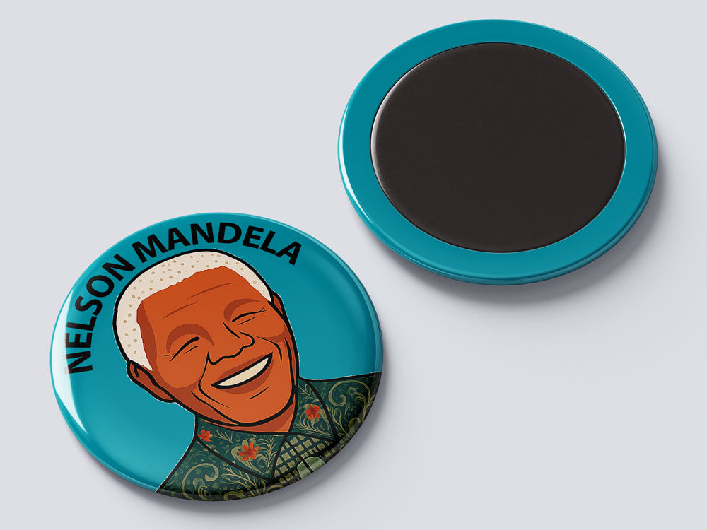 Nelson Mandela - South African Fridge Magnet
