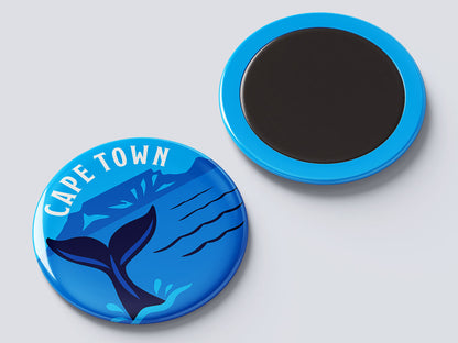Cape Town Whale - South African Fridge Magnet