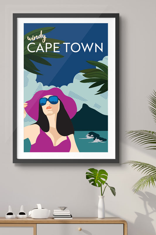 Windy Cape Town - South African Poster