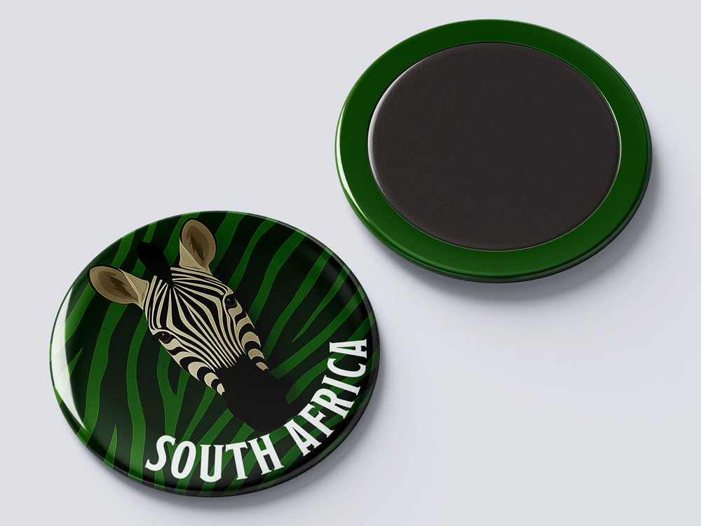 South African Fridge Magnet – Zebra